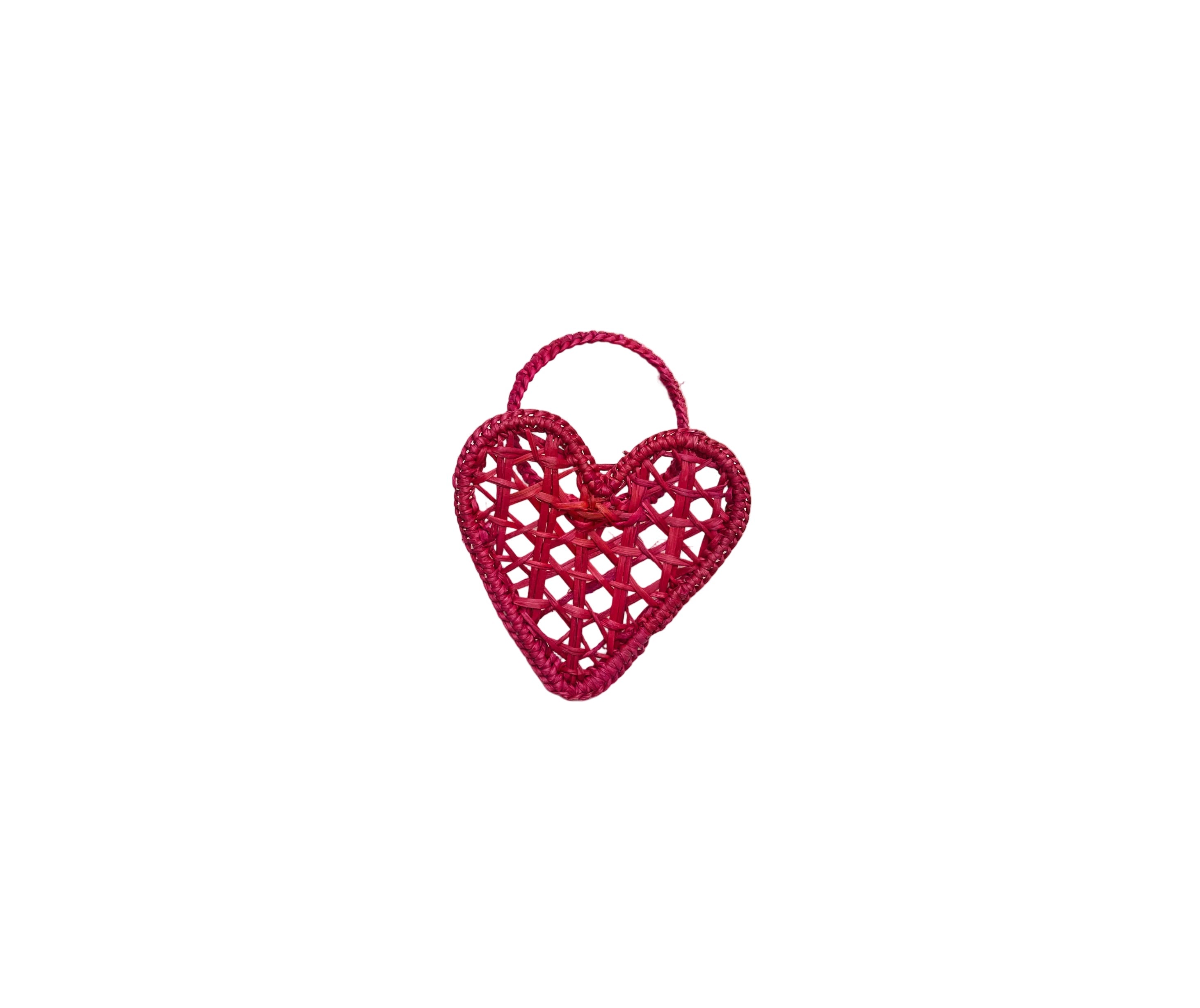Handwoven Heart Napkin Ring