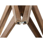 Pedestal Farmhouse End Table Set of 2, White Round End Table, Distressed White Top with Tripod Base for Modern Farmhouse, Boho Decor, Round House Of Avana [[SKU:HOA-END-017]]
