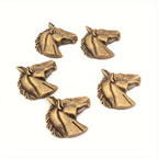 Pendant - Aged Metal Horse Head 5.1CM