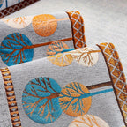 Pet Proof Couch Cover - Boho Chenille Sofa Cover with Tree Embroidery topspet