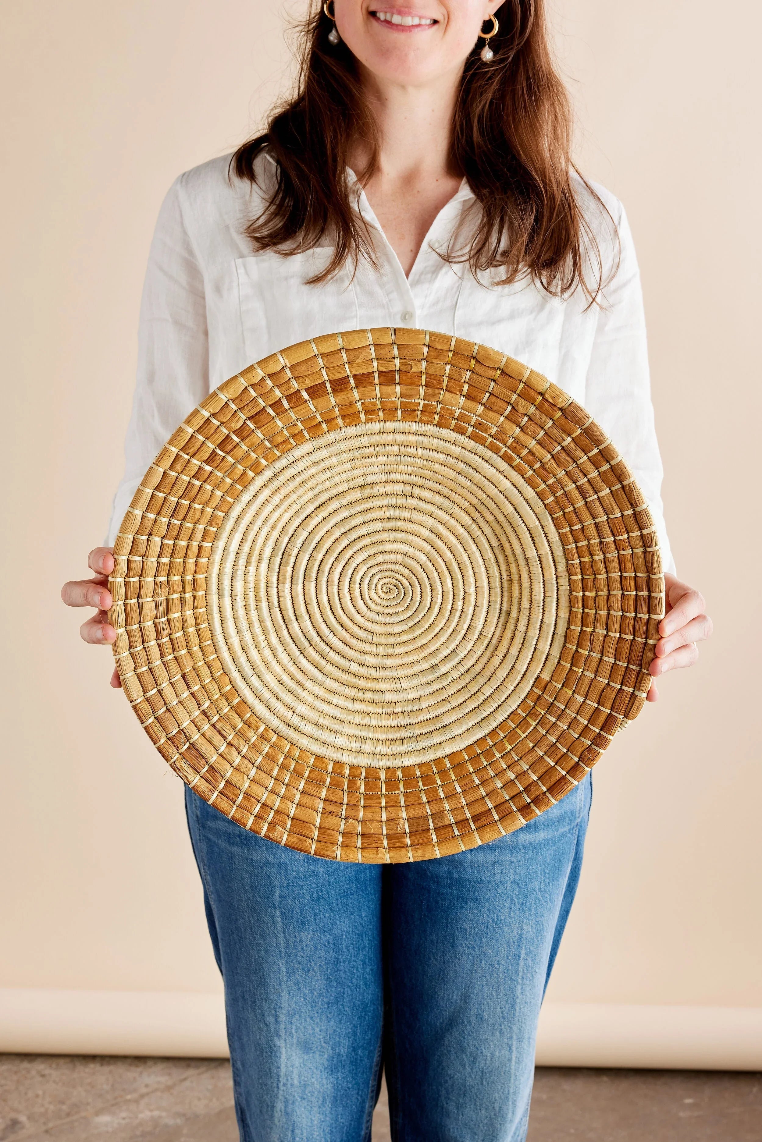 Pete Banana Bark Basket Kanju Interiors