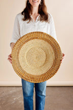 Pete Banana Bark Basket Kanju Interiors