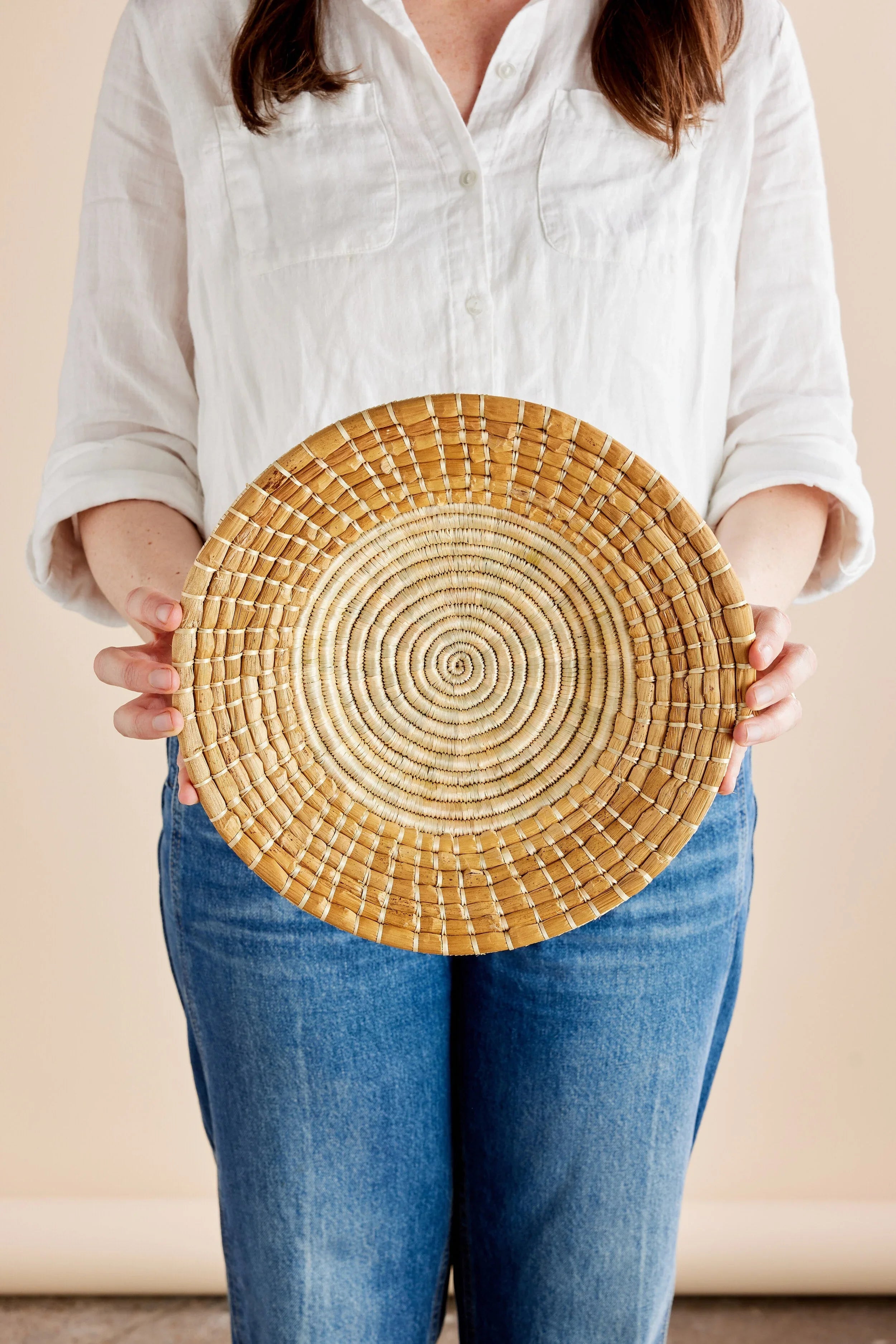 Pete Banana Bark Basket Kanju Interiors