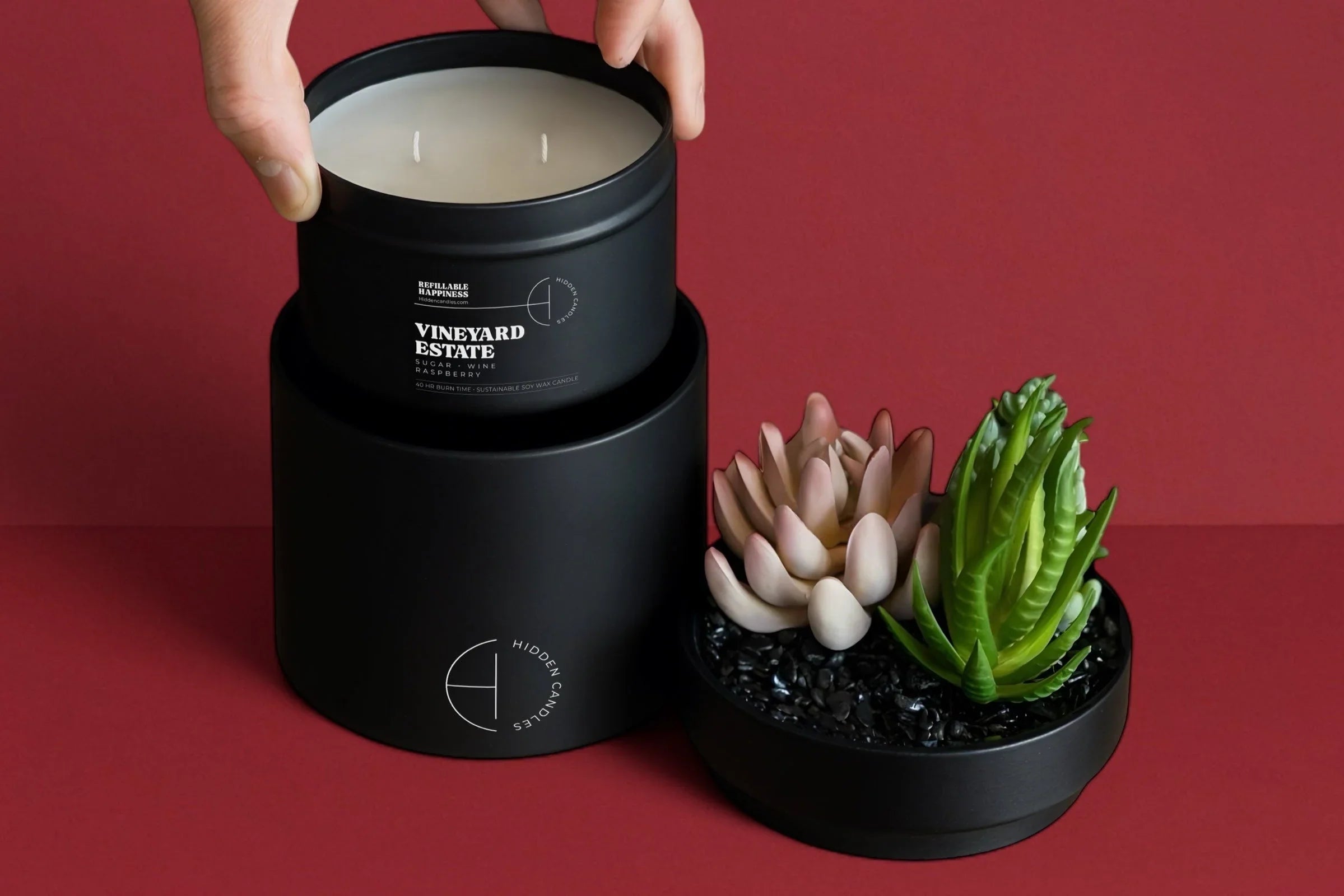 Vineyard Estate Candle Refill Hidden Candles