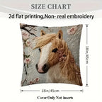 Pillow Cover - Dutch Horse Polyester 45cm