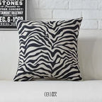 Nordic Black White Zebra Pillow Cover Leopard Geometric Cushion Home Decorative Office Sofa Pillowcase,... - House Of Avana