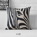 Nordic Black White Zebra Pillow Cover Leopard Geometric Cushion Home Decorative Office Sofa Pillowcase,... - House Of Avana