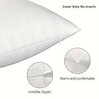 Pillow Cover - Soft Pink Polyester 45x45cm