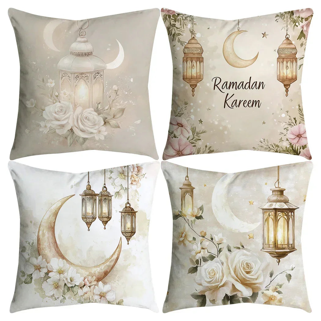 Pillow Cover - Soft Pink Polyester 45x45cm