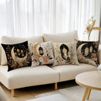Pillow Covers - Crescent Printed Polyester 44.98cm