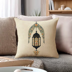 Pillow Covers - Zippered Cotton Beige