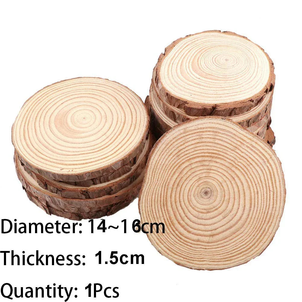 DIY Crafts Natural Pine Wood Slices - House Of Avana