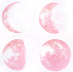 Pink Moon Phases Art Print – Calm, Dreamy Wall Decor