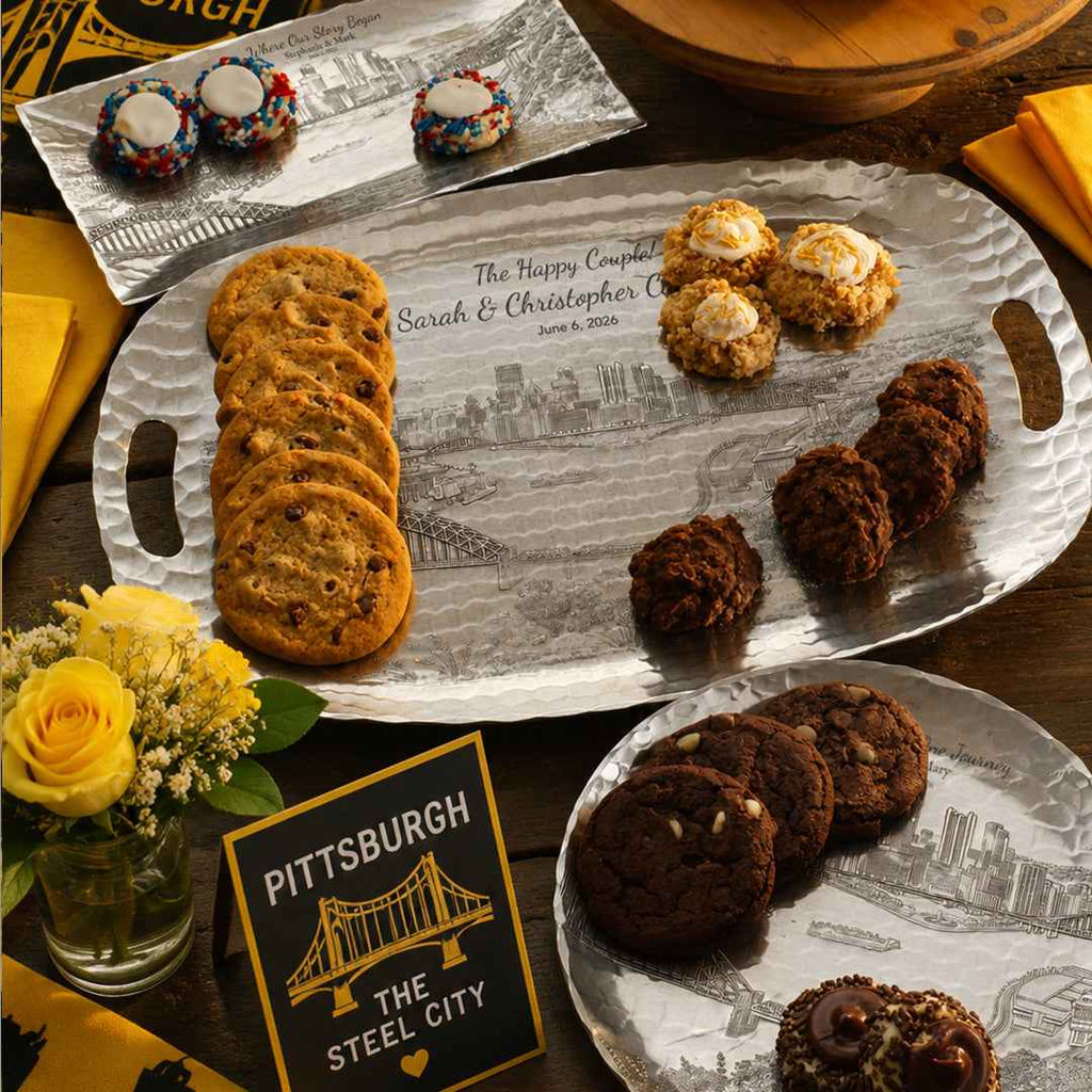 Pittsburgh Skyline Luncheon Tray