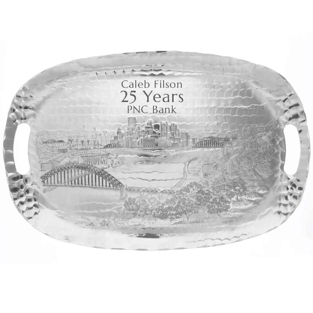 Pittsburgh Skyline Luncheon Tray