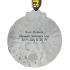 Pittsburgh Steelers Classic Round Ornament (Aluminum)