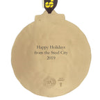 Pittsburgh Steelers Classic Round Ornament (Bronze)