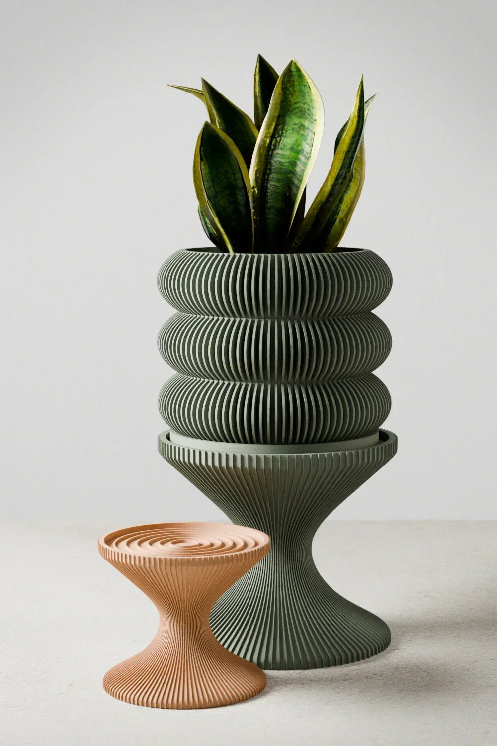 Plant Stand - Chalice, front view - House Of Avana