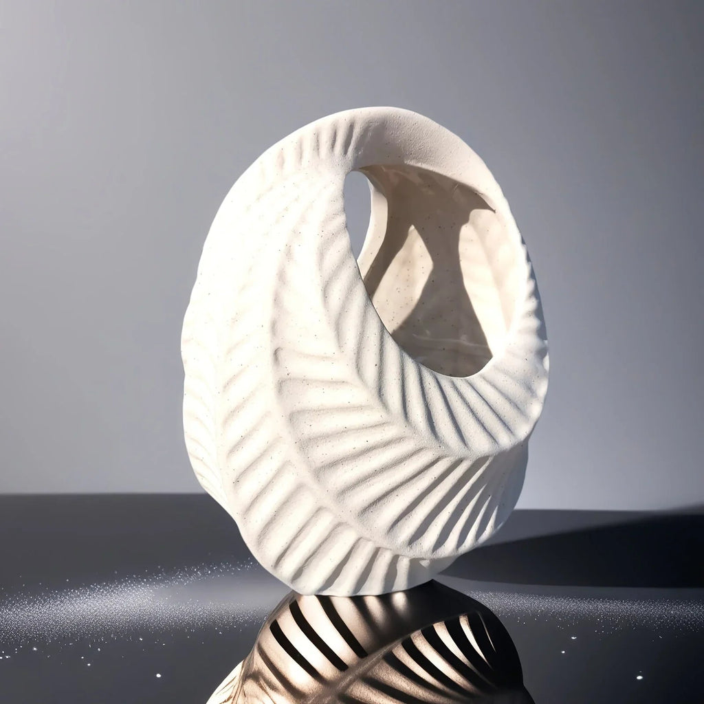 Ceramic Luxury Retreat Planter with Smooth Interior and Hydroponic Supplies, alternate view - House Of Avana [[SKU:HOA-VAS-021]]