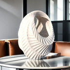 Ceramic Luxury Retreat Planter with Smooth Interior and Hydroponic Supplies, angled view - House Of Avana [[SKU:HOA-VAS-021]]