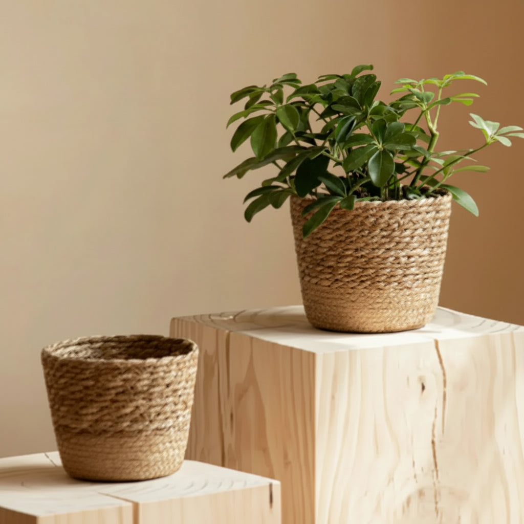 Planter - Woven Seaweed Large
