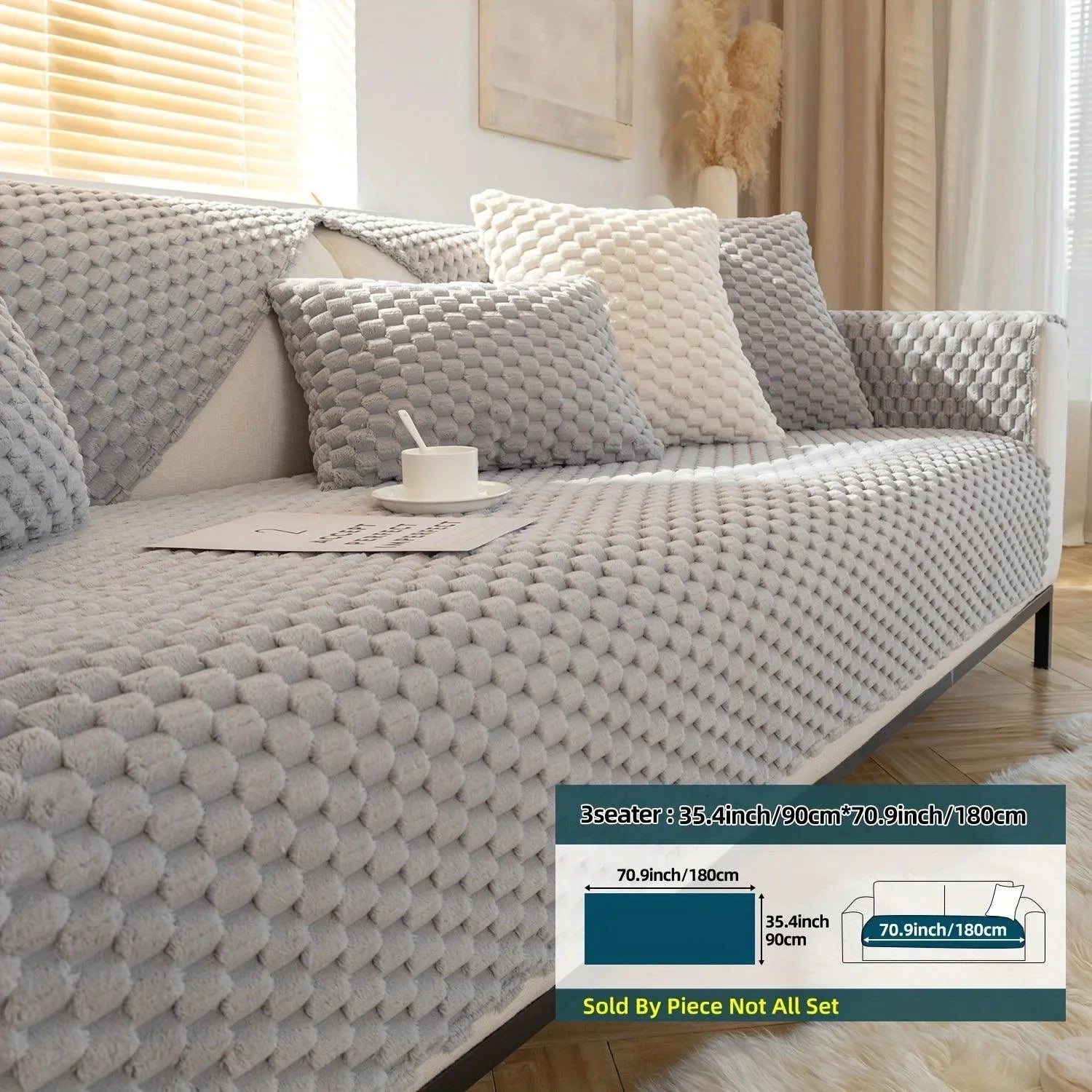Plush Nordic Sofa Slipcover topspet