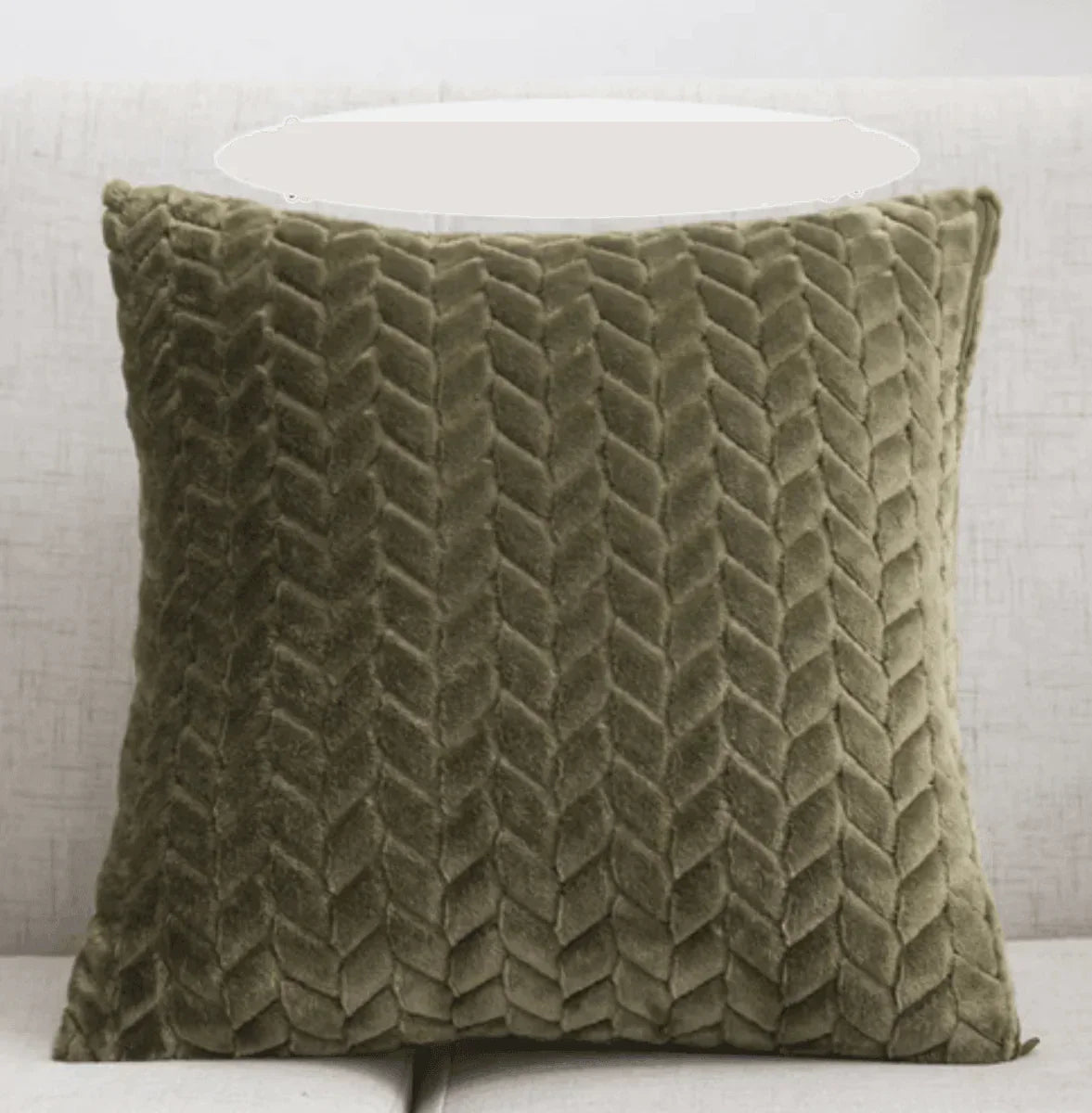Plush Pillow Case Gia Roma