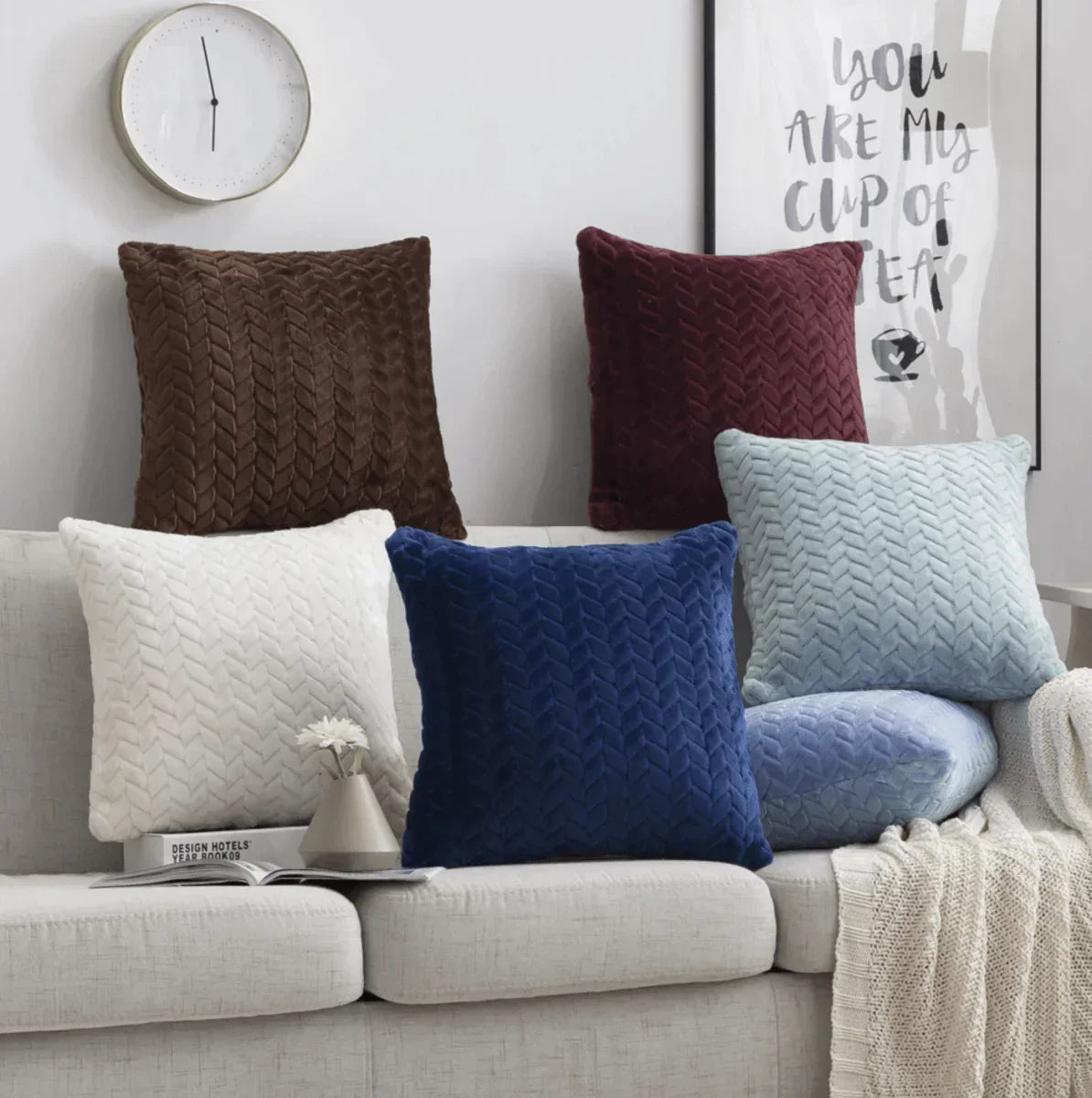Plush Pillow Case Gia Roma