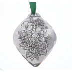 Poinsettia Bulb Ornament