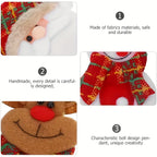 [Christmas Decor Set] Festive Christmas Decor Set - Santa, Snowman, Reindeer & Bear Ornaments for Tree and Home - Durable Polyester Hanging Decorations for Holiday Parties House Of Avana