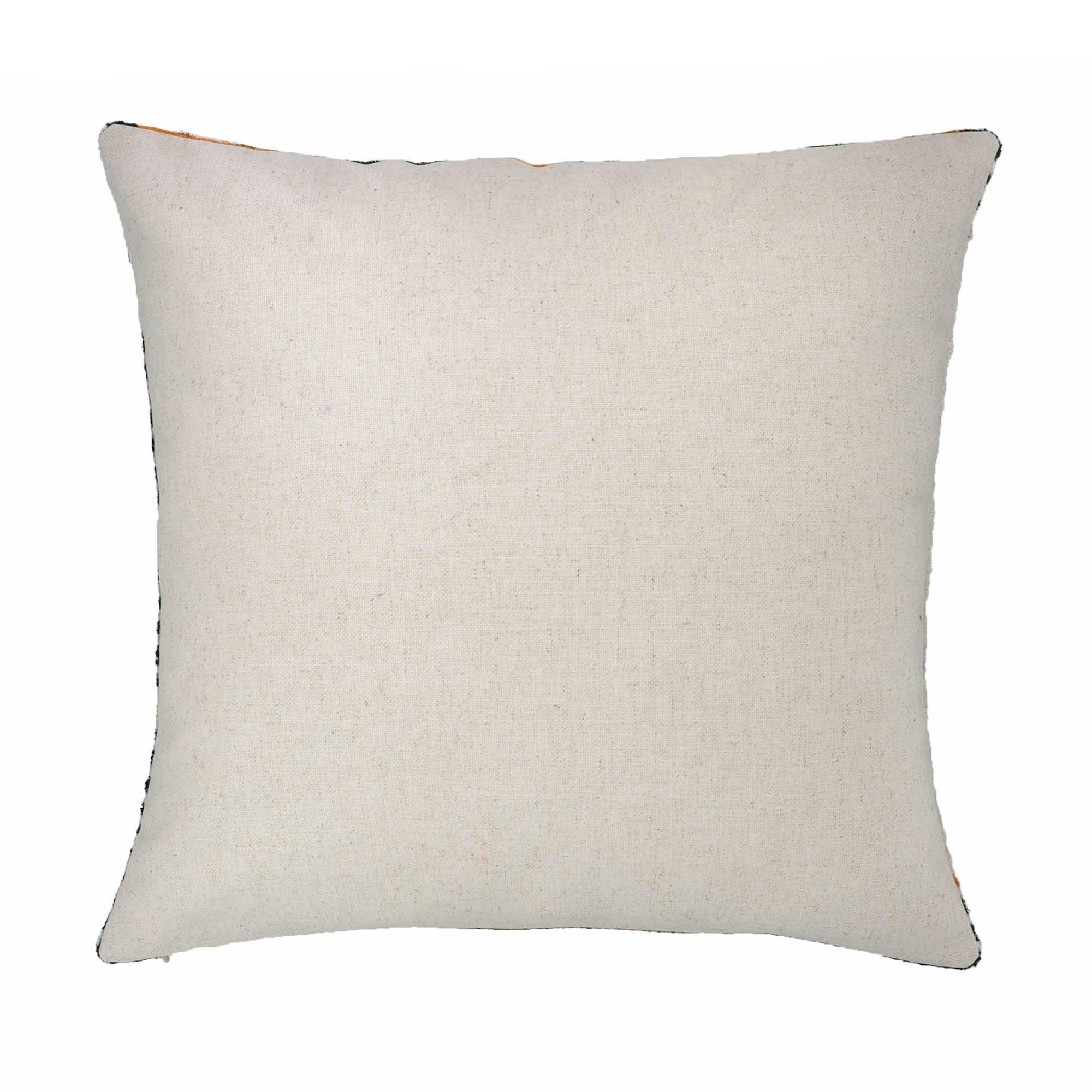 Positive Silk Velvet Ikat Pillow Cover X 20, detail shot - House Of Avana