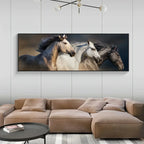 Unframed Canvas Poster, Modern Art, Running Horse Poster, for Bedroom Living Room Corridor, Wall Art,... - House Of Avana