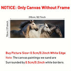 Unframed Canvas Poster, Modern Art, Running Horse Poster, for Bedroom Living Room Corridor, Wall Art,... - House Of Avana
