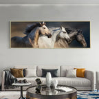 Unframed Canvas Poster, Modern Art, Running Horse Poster, for Bedroom Living Room Corridor, Wall Art,... - House Of Avana