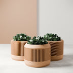 BAMBOO Planter Set Modernized Pottery