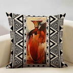 African Painting Printed Cushion Cover - House Of Avana