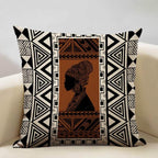 African Painting Printed Cushion Cover - House Of Avana