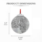 Patriotic Santa Ornament