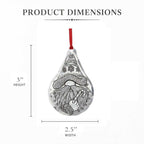Candy Cane Gnome Ornament