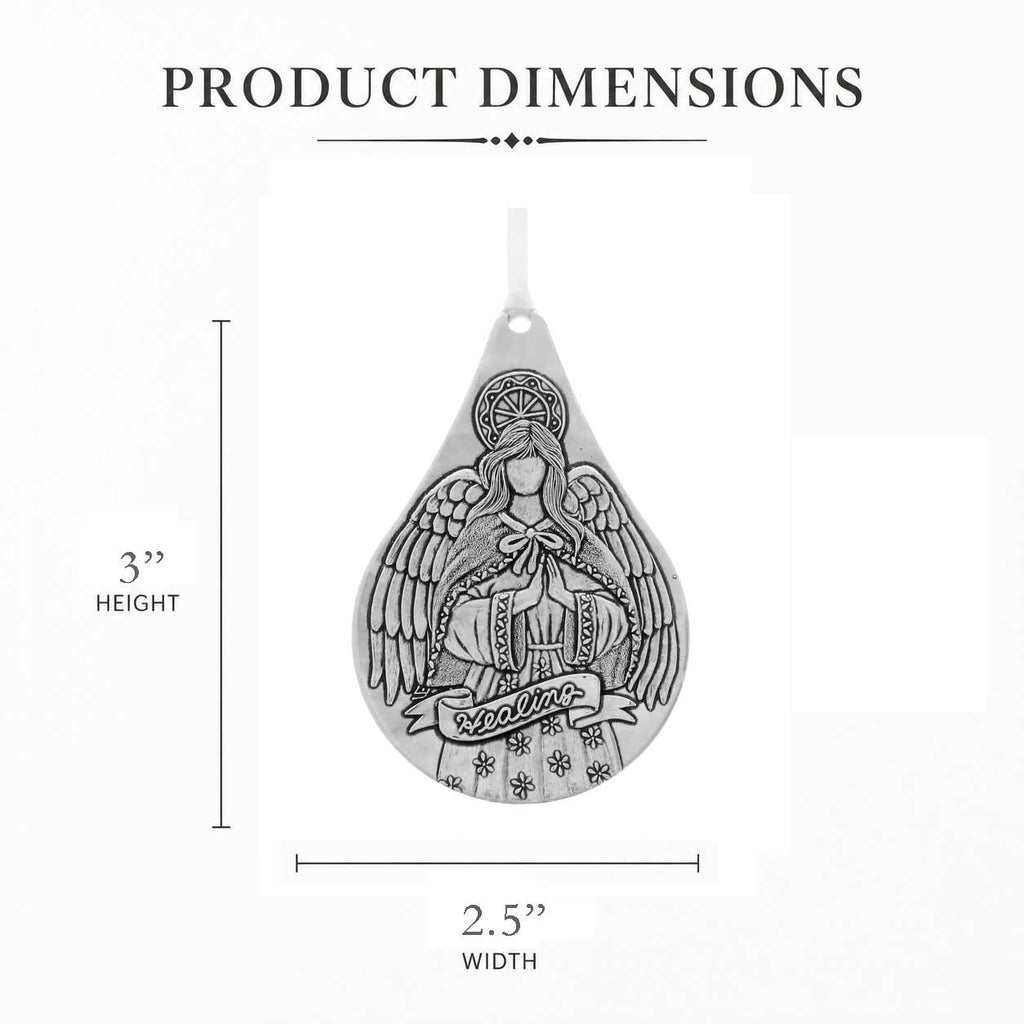 Healing Angel Teardrop Ornament