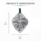 Holly Bulb Ornament