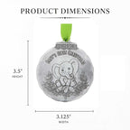 Baby's First Christmas Elephant Ornament