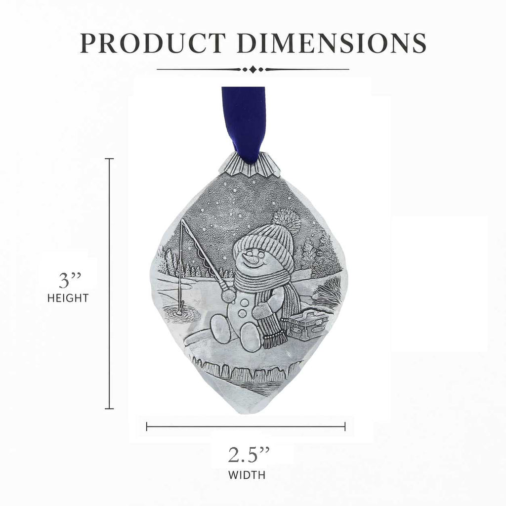 Frosty Fisherman Ornament