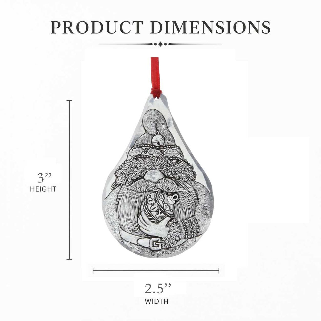 Holiday Gnome 3-Piece Ornament Set