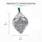 Pinecone Bulb Ornament