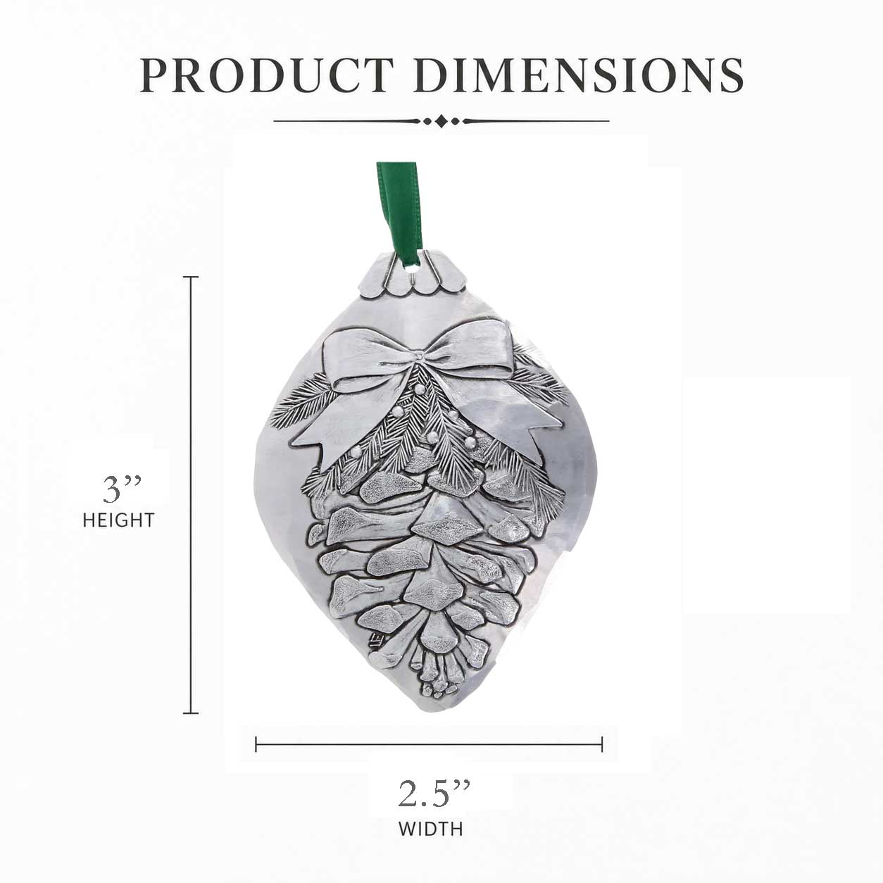 Pinecone Bulb Ornament