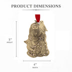 Woodland Santa Ornament (Bronze)