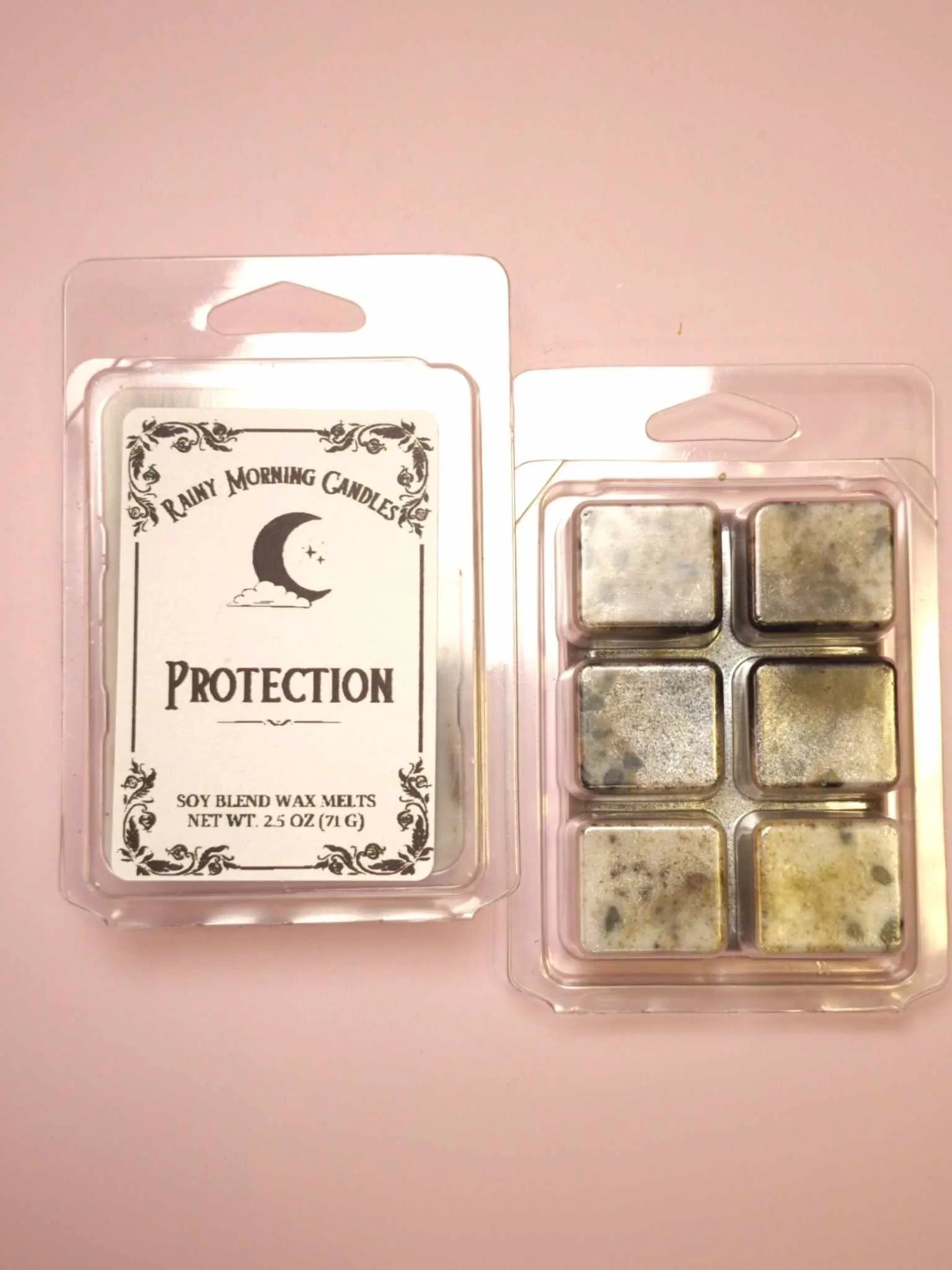 Protection | Intention + Ritual Wax Melts Rainy Morning Candles