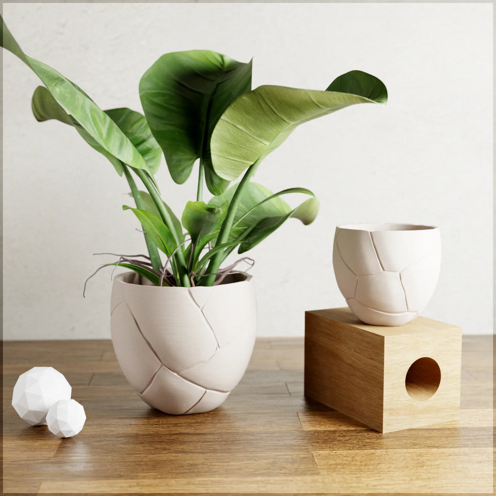 Quake Planter, side view - House Of Avana