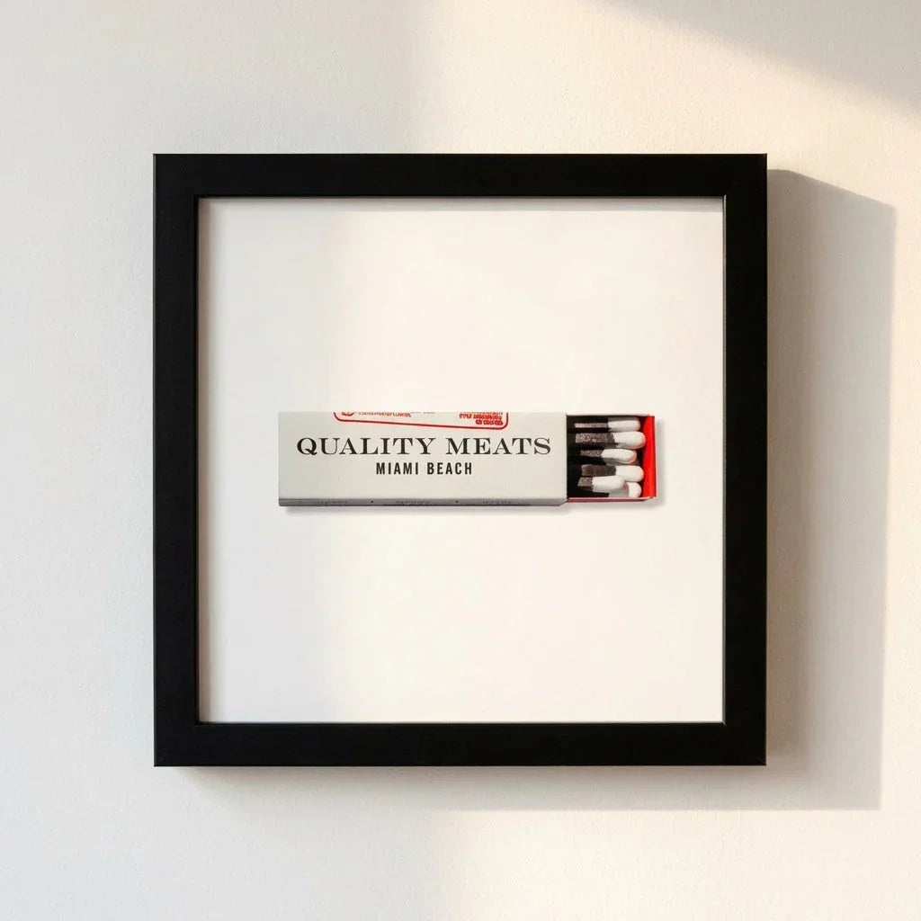 Quality Meats Framed Print